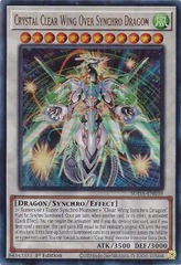 Crystal Clear Wing Over Synchro Dragon - SUDA-EN039 -  Ultra Rare - 1st Edition